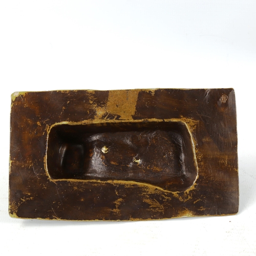 1308 - Bergmann style cold painted bronze erotic sculpture, woman laying on a bed with removeable covers, l... 