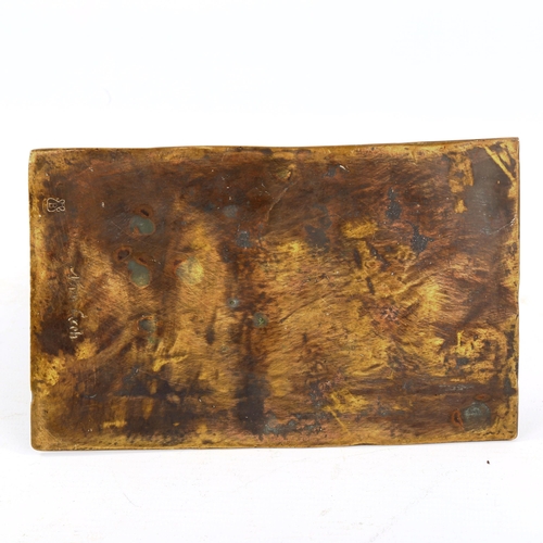 1312 - Bergmann style cold painted bronze female nude with panther on Persian rug, height 16cm