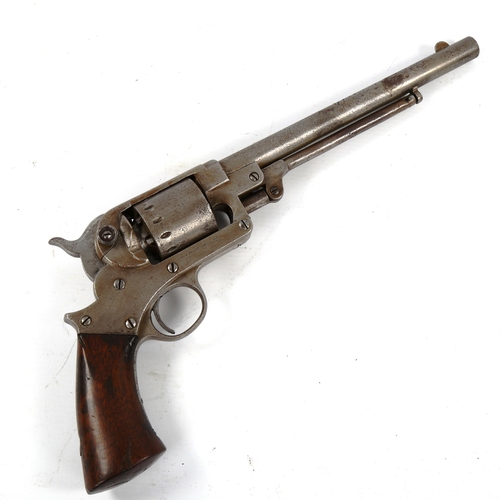 1340 - Starr Arms Co New York Model 1858 Army double action .44 Cal. percussion 6 shot revolver, 6 inch bar... 