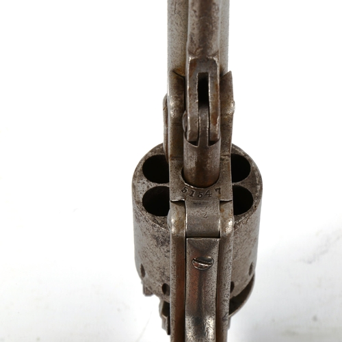 1340 - Starr Arms Co New York Model 1858 Army double action .44 Cal. percussion 6 shot revolver, 6 inch bar... 