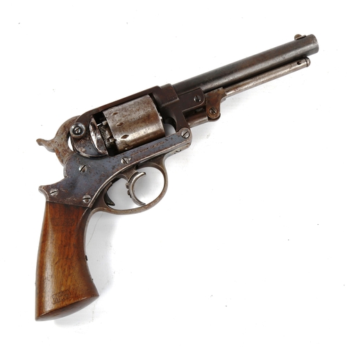 1342 - Starr Arms Co New York, Model 1863 Army single action .44 Cal. percussion 6 shot revolver, 7 5/16 in... 