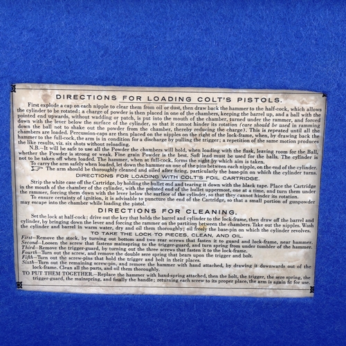 1343 - 19th Century Birmingham proof spurless double action polished finish 5 shot percussion revolver engr... 