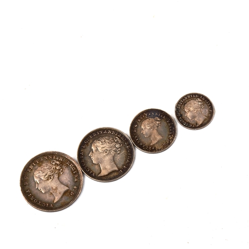 185 - A Victoria 1842 4-coin Maundy set