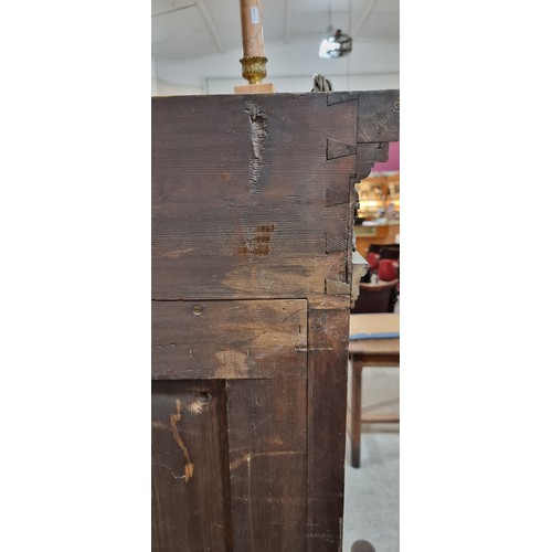 1378 - An impressive 19th century Neo-Classical design walnut 2-door cupboard, the 2 finely carved and pane... 