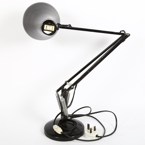 25 - A Vintage Herbert Terry black anglepoise lamp