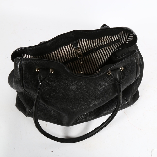 82 - KATE SPADE - a black leather handbag