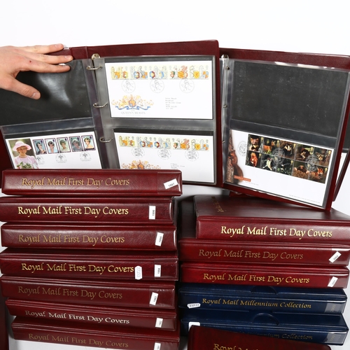 106 - A quantity of Royal Mail and Post Office First Day Covers, and postage stamp albums ranging pre-1991... 