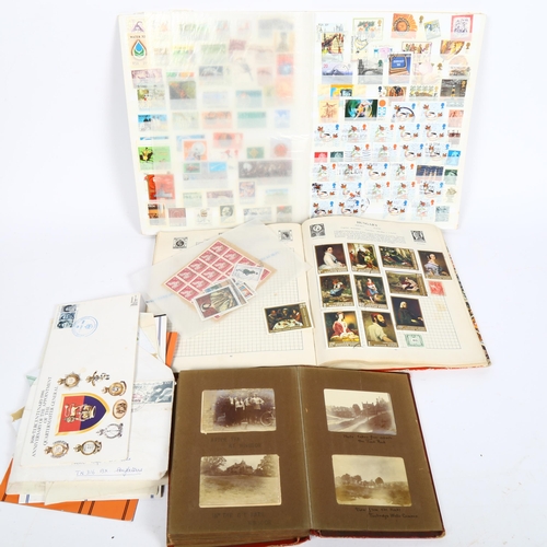 114 - Vintage photograph album showing records of a tour from London to North Wales and back by cycle, dat... 