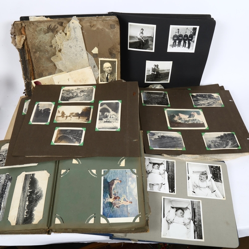 115 - A quantity of Vintage photograph albums