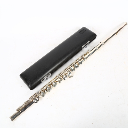 337 - Jupiter silver plated flute, in original travelling case