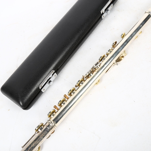 337 - Jupiter silver plated flute, in original travelling case