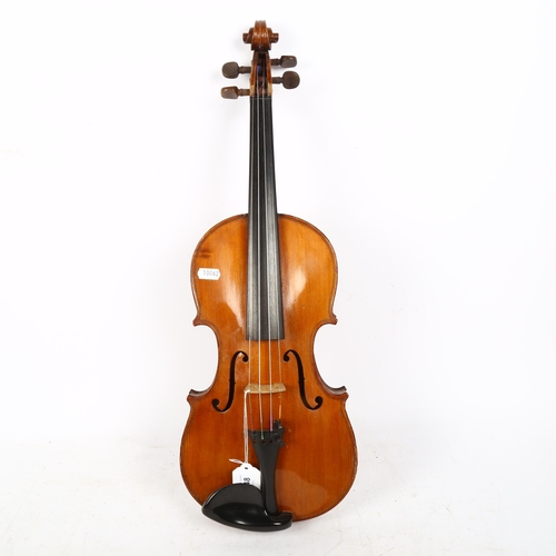 348 - A Vintage violin, no maker's labels, body length 36cm