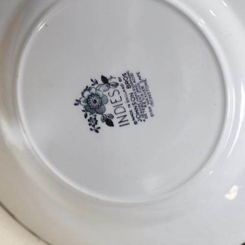 481 - Johnsons Indies coffee ware, a wash jug, Denby plates etc