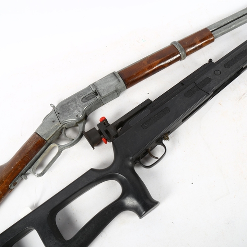 498 - An American .177 calibre air rifle, and an Italian replica Winchester rifle