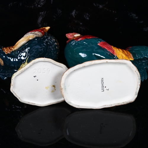507 - Beswick chicken no. 2059, and a leghorn 1892
