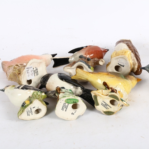 744 - 8 Beswick porcelain bird figures, largest height 8cm