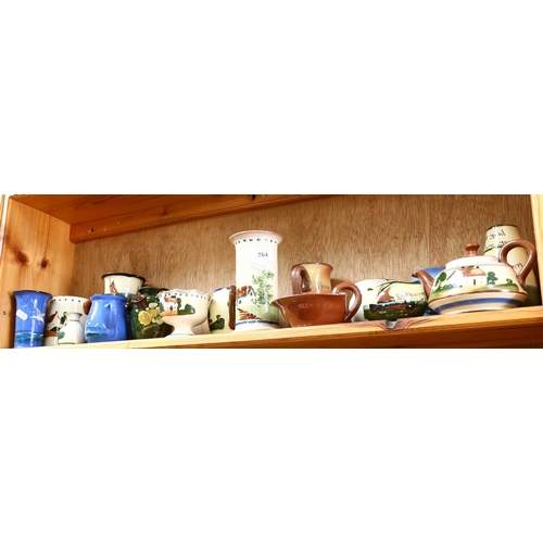 764 - Various Motto Ware pottery