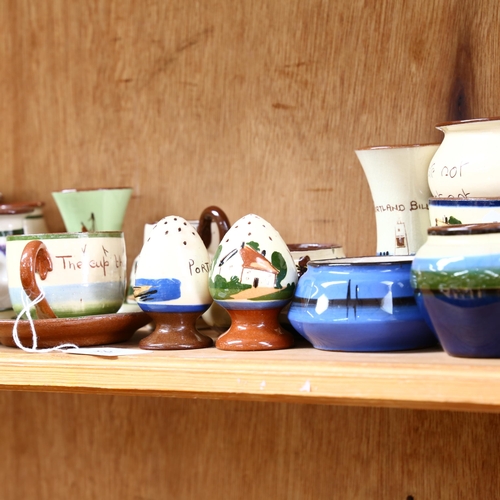765 - Various Motto Ware pottery