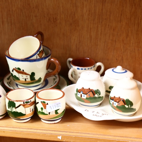 766 - Various Motto Ware pottery
