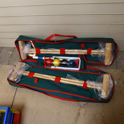 Jacques 4person croquet set in travel bag