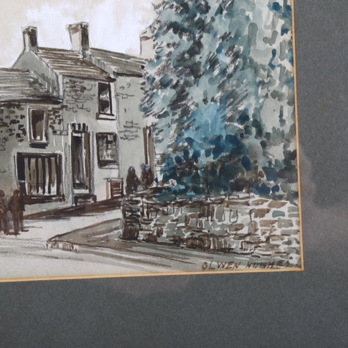 1562 - Olwen Hughes MBE (1918 - 2008), watercolour, East Street Dowlais (Wales), signed, 15cm x 20cm, frame... 