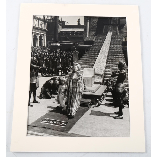 1775 - Original vintage stamped gelatin silver black and white publicity photograph, Cleopatra’s Triumphal ... 