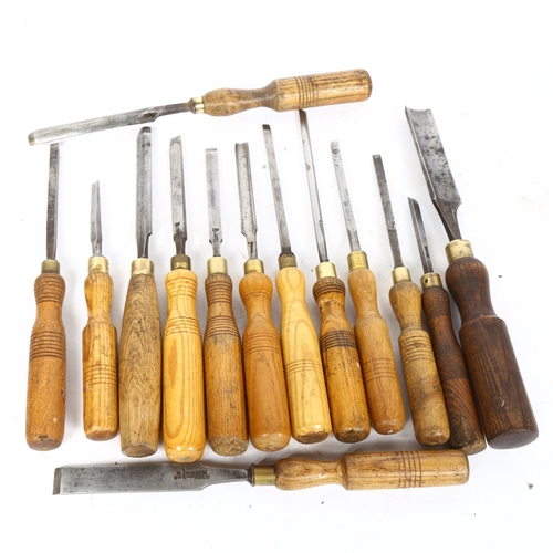 101 - A group of Antique woodworking chisels