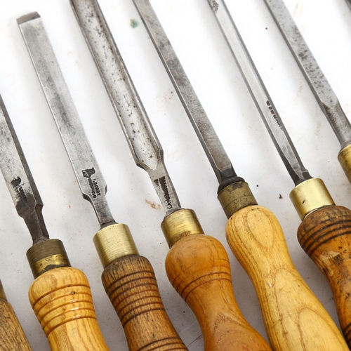 101 - A group of Antique woodworking chisels