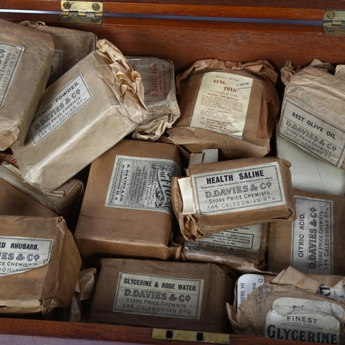 125 - A quantity of Antique chemist apothecary jar labels, in original packaging