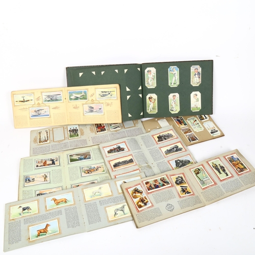 130 - Vintage cigarette card albums, including Wills's