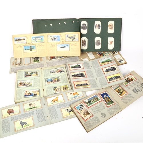 130 - Vintage cigarette card albums, including Wills's