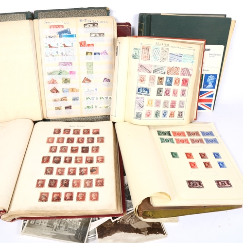 144 - A quantity of Vintage postage stamp albums