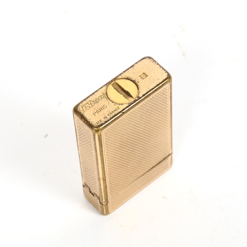 200 - A Vintage gold plated Dupont pocket lighter