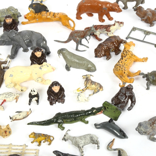 221 - A group of Vintage Britains painted lead animals