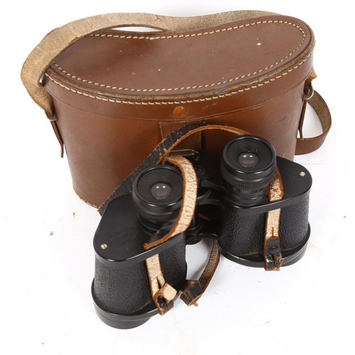 67 - BARR & STROUD - a pair of 8x CF18 binoculars, serial no. 100380, in leather case