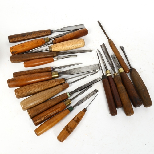 97 - A group of Antique woodworking chisels, including Sorby