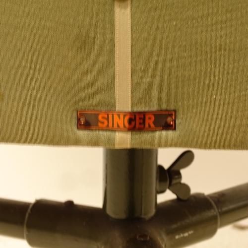 2702 - A Singer dressmaker's mannequin on adjustable stand