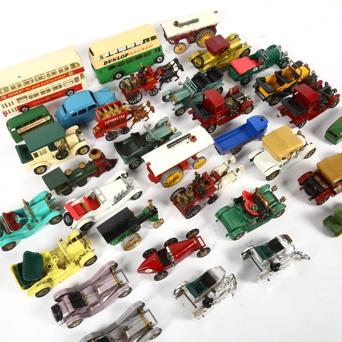 613 - Models of Yesteryear, 2 Dinky buses and car etc