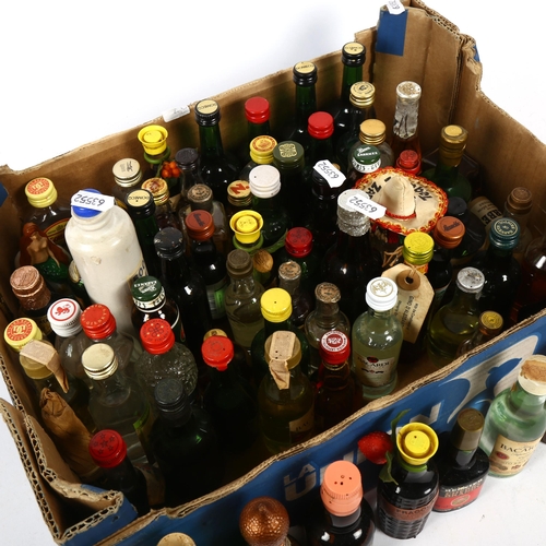 662 - A collection of miniature liqueurs and spirits