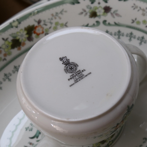 761 - Royal Doulton Provencal dinner service and matching teaware