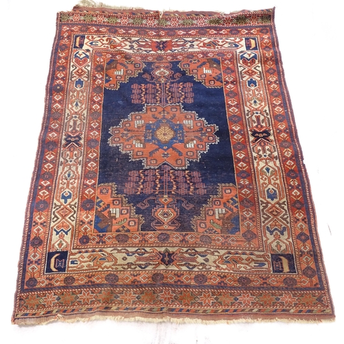 2388 - A red ground Afshar rug, 190cm x 140cm