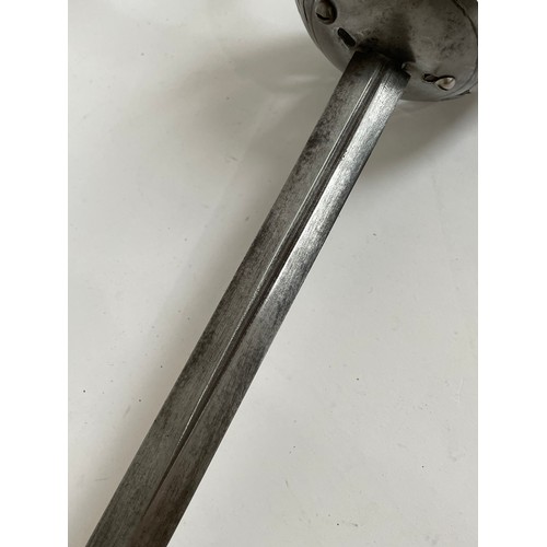 295 - A Spanish cup-hilt rapier, blade length 92cm