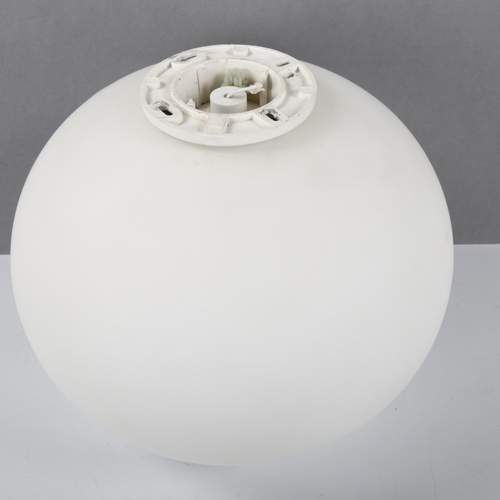 1632 - A Flos Glo-Ball C1 ceiling or wall light with large spheroidal glass diffuser, designed by JASPER MO... 