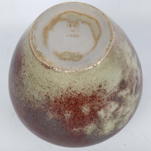 1698 - GERDA CONITZ for WMF, an Ikora Ceramic vase with sang de boeuf glaze, ca 1939, height 18cm