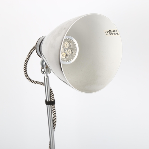 1709 - PETER  BOWLES for Original BTC, a desk lamp with adjustable aluminium shade, height 50cm