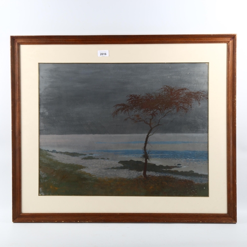 2016 - Spencer Roberts, watercolour, coastal scene, signed and dated 1967, 46cm x 58cm, framed