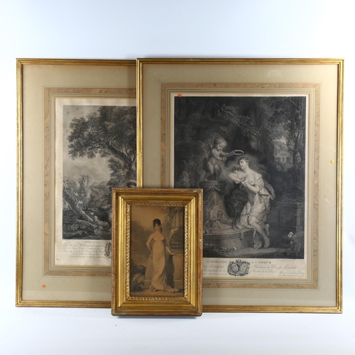 2076 - 5 x 18th and 19th century engravings, all framed (5)