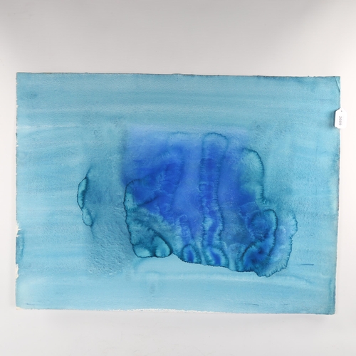 2089 - Alistair Grant, watercolour, abstract, 57cm x 77cm, unframed