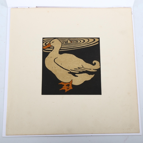 2127 - William Nicholson (1872-1949), lithograph in colours on paper, The Lucky Duck from The Square Book o... 