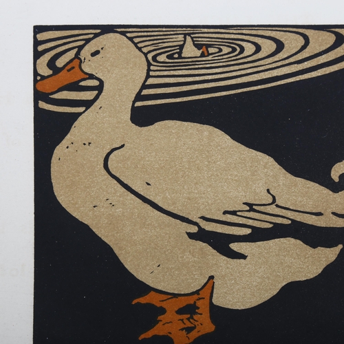 2127 - William Nicholson (1872-1949), lithograph in colours on paper, The Lucky Duck from The Square Book o... 